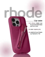 Rhode Lip case raspberry jelly